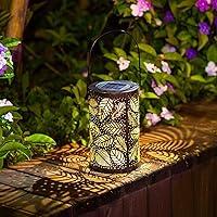 Algopix Similar Product 14 - Solar Lantern Outdoor Waterproof Garden