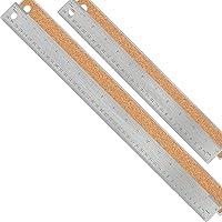 Algopix Similar Product 9 - Btanadi Metal Ruler with Cork