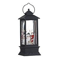 Algopix Similar Product 7 - Lighted Snow Globe Lantern 11 Inch
