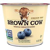 Algopix Similar Product 8 - Brown Cow Cream Top Blueberry on the