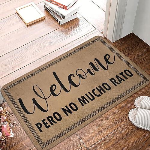 Best Deal for Door Mats Outdoor Doormat Indoor for Entryway,Welcome Pero