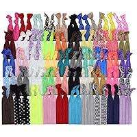 Algopix Similar Product 5 - Kenz Laurenz 100 Hair Ties No Crease
