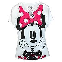 Algopix Similar Product 8 - Disney Womens Minnie Mouse Tee Shirt