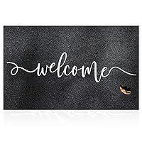 Algopix Similar Product 10 - AAZZKANG Welcome Mat Outdoor with Non