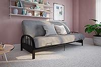 Algopix Similar Product 13 - DHP Aiden Metal Futon Frame, Black