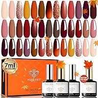 Algopix Similar Product 5 - modelones 24 Pcs Gel Nail Polish Kit 7