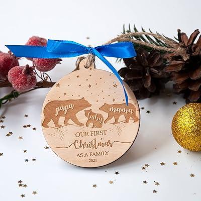 First Christmas as A Mama Bear Ornament Mama Bear Christmas 