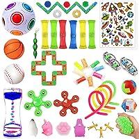 Algopix Similar Product 4 - 32 Pack Sensory Fidget Toys SetStress