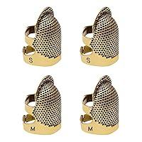 Algopix Similar Product 4 - 4 Pack Sewing Thimble Finger Protector
