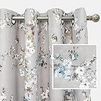 Algopix Similar Product 9 - DriftAway Floral Curtains for Living