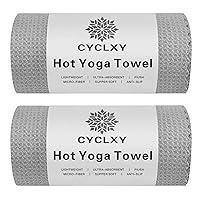 Algopix Similar Product 17 - CYCLXY 2 Pack Hot Yoga TowelsYoga