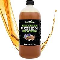 Algopix Similar Product 11 - GreenIVe Flax Seed Oil 100 Pure Cold