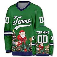 Algopix Similar Product 16 - CSL8FCB Custom Hockey Jersey for Men