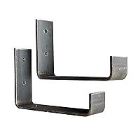 Algopix Similar Product 16 - 2 Pack  Hook Brackets Hook Iron Shelf