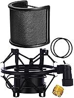 Algopix Similar Product 16 - Microphone Shock Mount with Pop Filter