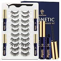 Algopix Similar Product 8 - 3D Magnetic Eyelashes Natural Look with