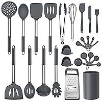 Algopix Similar Product 16 - LIANYU 27 PCS Cooking Kitchen Utensils