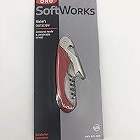 Algopix Similar Product 12 - Manual Corkscrew by OXO  RED cork