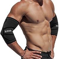 Algopix Similar Product 13 - Mava Sports Elbow Compression Sleeve