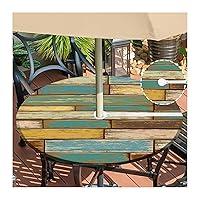 Algopix Similar Product 3 - Lutexblcor Patio Tablecloth with