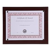Algopix Similar Product 7 - Nudell Award Plaque 85 x 11 Walnut