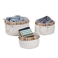 Algopix Similar Product 13 - HoneyCanDo Set of 3 Nesting Cotton