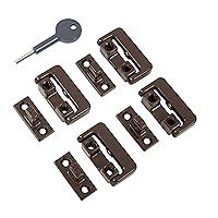 Algopix Similar Product 10 - Yale 8K101 Pivoted Window Lock Brown x 4