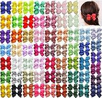 Algopix Similar Product 19 - QingHan 20pcs 5 inch Hair Bows For