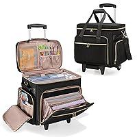 Algopix Similar Product 8 - Prokva Rolling Teacher Bag with Wheels