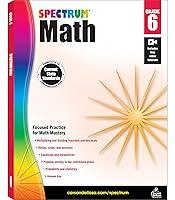 Algopix Similar Product 3 - Spectrum 6th Grade Math Workbooks Ages