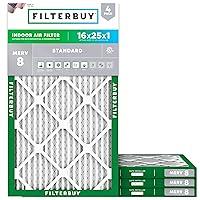 Algopix Similar Product 19 - Filterbuy 16x25x1 Air Filter MERV 8