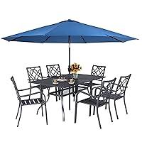 Algopix Similar Product 3 - Oakcloud 7Piece Patio Dining Set with