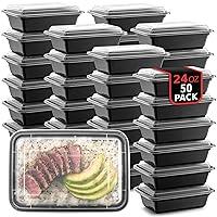 Algopix Similar Product 10 - 50Pack Reusable Meal Prep Container