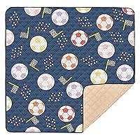 Algopix Similar Product 6 - Selerdon Soccer Baby Play Mat Funny