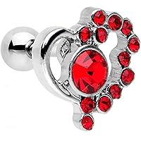 Algopix Similar Product 20 - Body Candy Steel Pink Accent Heart