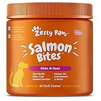 Algopix Similar Product 15 - Zesty Paws Salmon Oil for Dogs Skin and