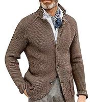 Algopix Similar Product 4 - Mens Cardigan Sweaters Chunky Knit