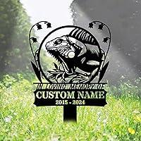 Algopix Similar Product 7 - Custom Iguana Memorial Plaques for