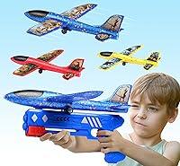 Algopix Similar Product 7 - Elctbras 3 Pack Airplane Launcher Toy