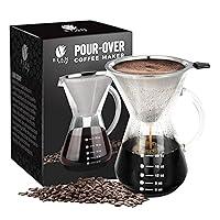 Algopix Similar Product 15 - Bean Envy Pour Over Coffee Maker  5