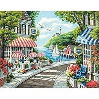 Algopix Similar Product 16 - Dimensions Paint by Number 14x11 Cafe