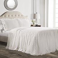 Algopix Similar Product 14 - Lush Decor Ruffle Skirt Bedspread Set 