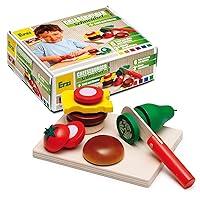 Algopix Similar Product 2 - Erzi Wooden Grocery Shop Cheeseburger