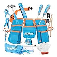 Algopix Similar Product 6 - HiSpec 16pc Blue Kids Tool Kit Set 