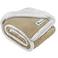 Algopix Similar Product 19 - PetAmi Waterproof Dog Blanket for Bed