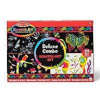 Algopix Similar Product 7 - Melissa  Doug Deluxe Combo Scratch Art