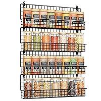 Algopix Similar Product 9 - Xcosrack 4 Pack Spice Rack Wall Mount