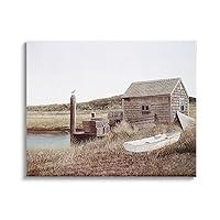 Algopix Similar Product 4 - Stupell Industries Rural Seaside Cabin