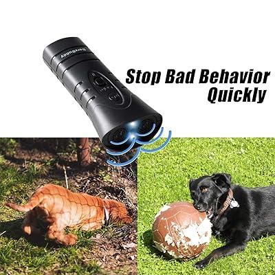  bubbacare Anti Barking Device, Dog Barking Control Devices  with 3 Adjustable Level Up to 50 Ft, Dog Barking Deterrents with 20KHZ  Ultrasonic Safe for Dogs and Humans : Pet Supplies