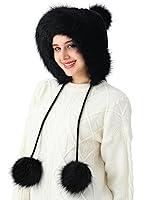 Algopix Similar Product 18 - LA CARRIE Womens Faux Fur Hat with 3